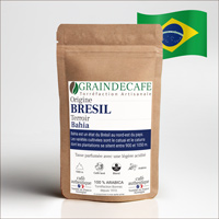Caf en grain | Brsil Bahia : 250 Gr
