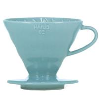 Dripper V60 cramique bleue turquoise 1-4 Tasses | HARIO