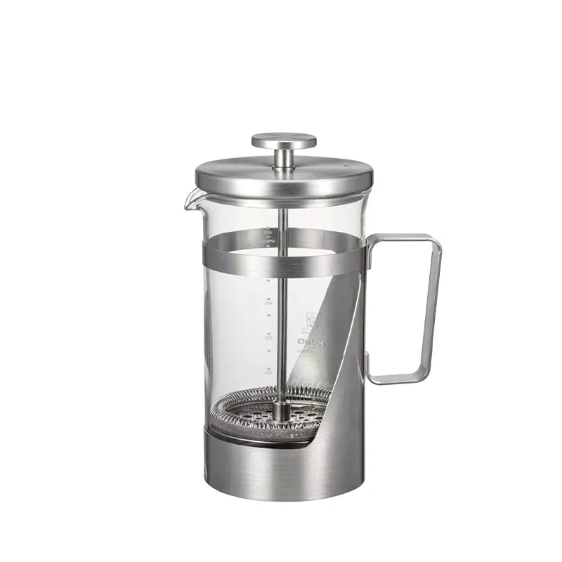 cafetiere piston alu brosse Hario