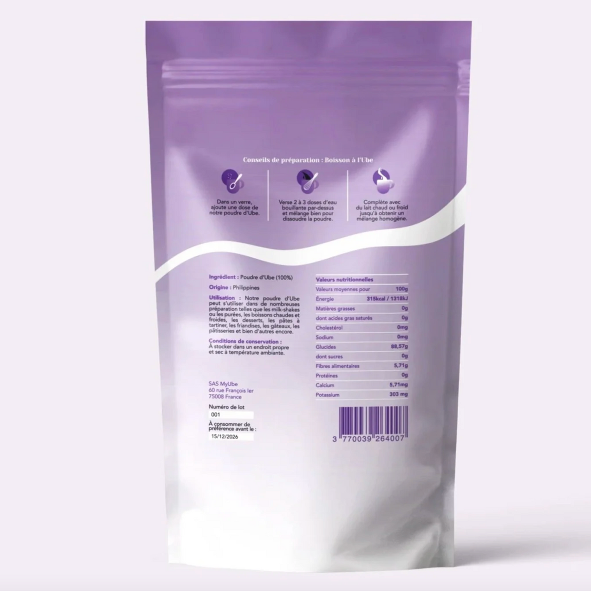 la poudre d'Ube, l’igname violette emblématique des Philippines