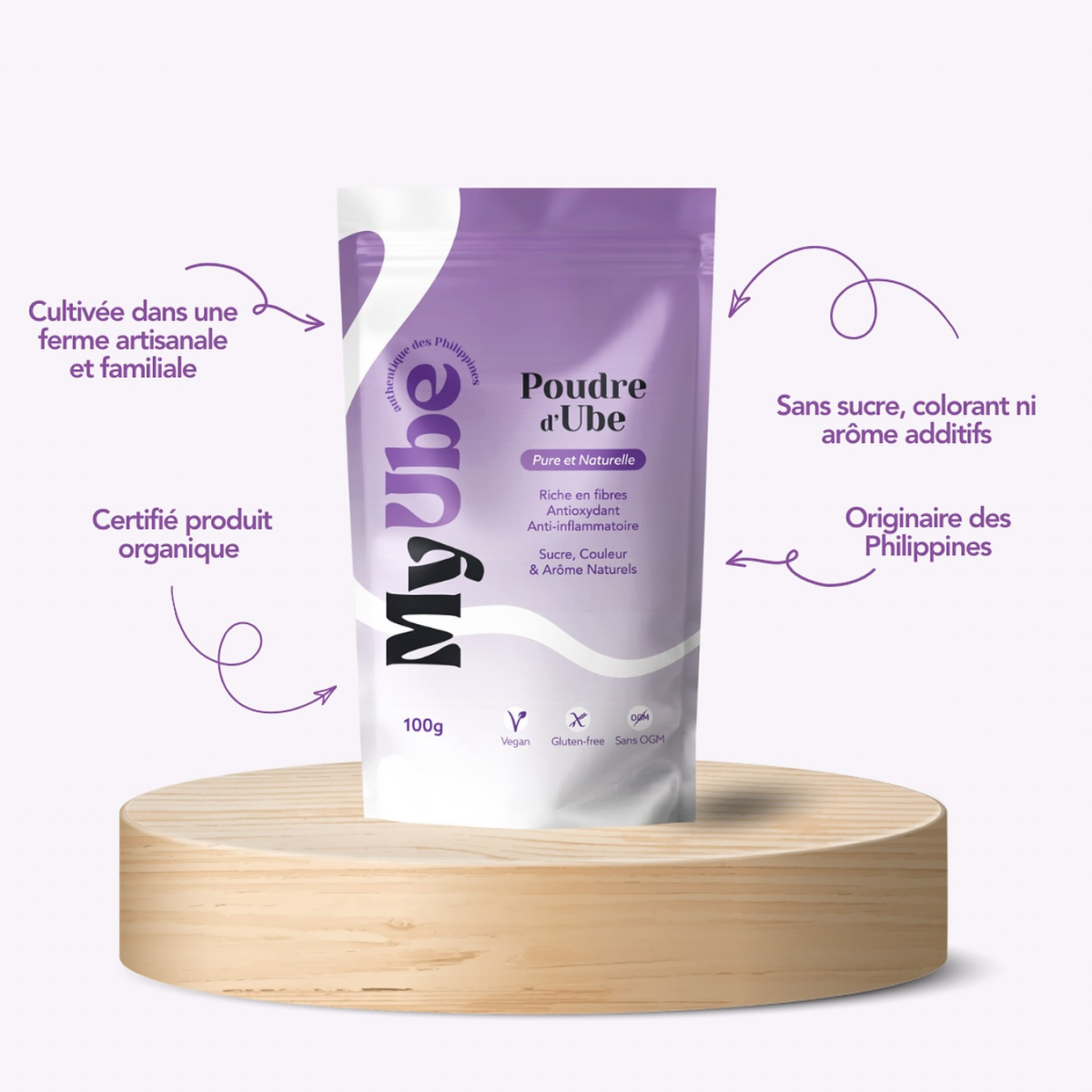 la poudre d'Ube, l’igname violette emblématique des Philippines