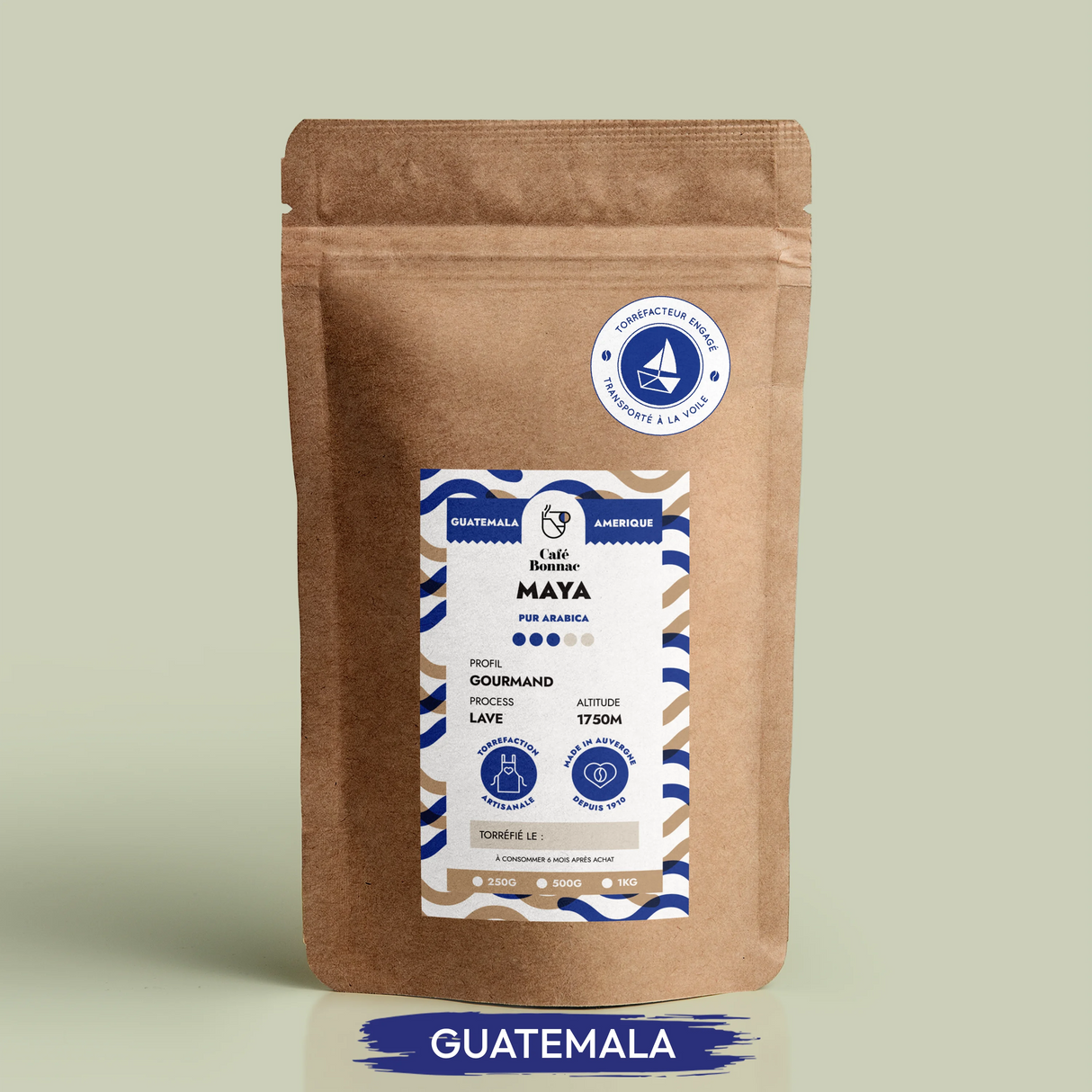 café moulu du guatemala by sail