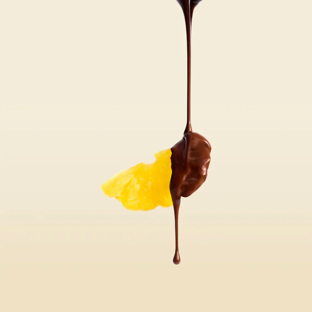 Tranchettes d'Ananas Enrobées de Chocolat Noir - 100gr | Marou