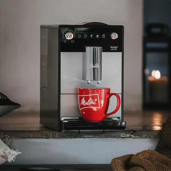 Expresso broyeur compact et silencieux