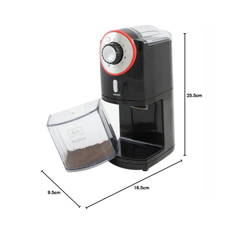 Taille du Moulin à Café Molino 1019-02 Noir de Melitta