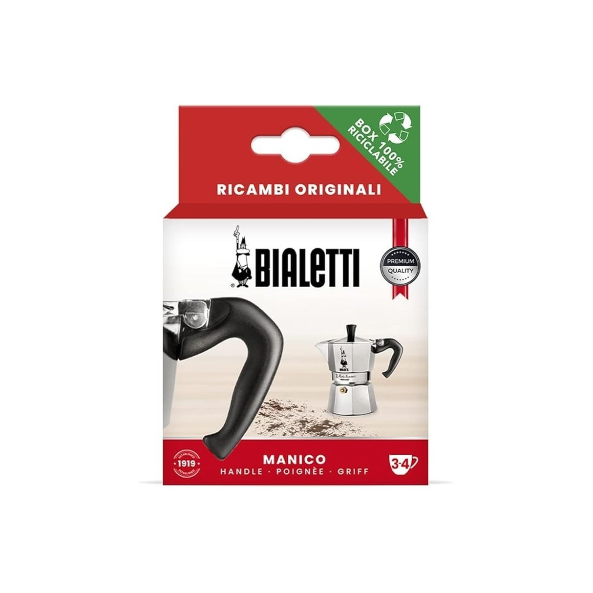 Poignée 3/4 tasses pour Moka Express | Bialetti