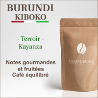 Café moulu | Burundi Kiboko : 250 Gr