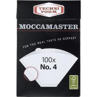 Filtres papier n°4  x100 - pour cafetières filtres | Moccamaster