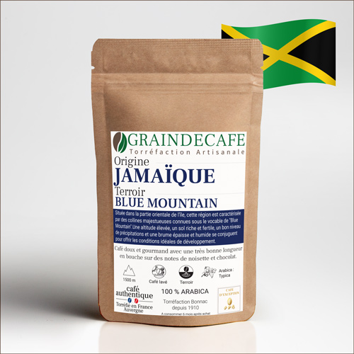 Café en grain | Jamaïque Blue Mountain [ 125 Gr ]