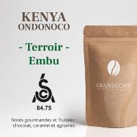 Café moulu | Kenya Ondonoco Embu - SCA 84.75 : 250 Gr