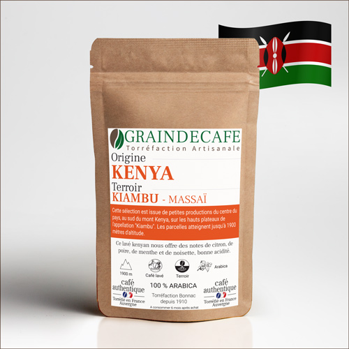 Café en grain | Kenya Massaï : 250 Gr