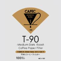 Filtres papier blanc Medium-Dark Roast 1 tasse x100 | CAFEC