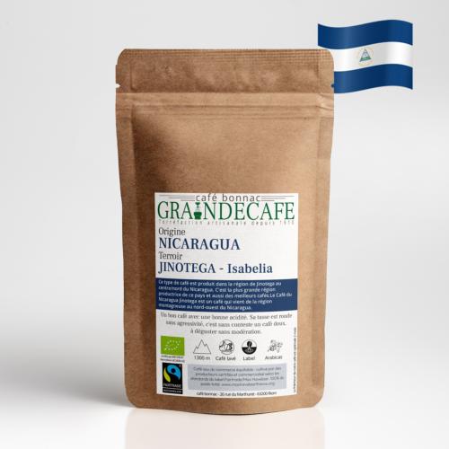 Café en grain | Nicaragua Jinotega BIO Equitable : 250 Gr