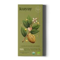 Chocolat noir 70% du Pérou à la mangue BIO | Chocolat Kuyay