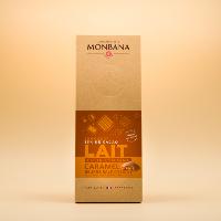 Tablette chocolat lait cœur coulant caramel 100 Gr | Monbana