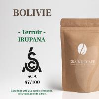 Café en grain | Bolivie Irupana SCA 87/100 : 250 Gr