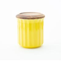 Boite de conservation en porcelaine du japon jaune 200 gr| ORIGAMI