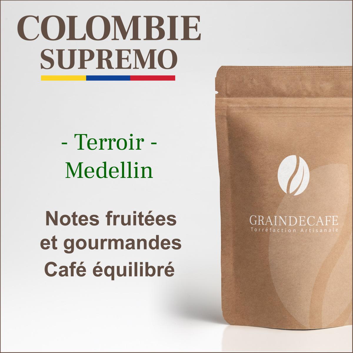 Café en grain de Colombie - Torréfaction de Brocéliande