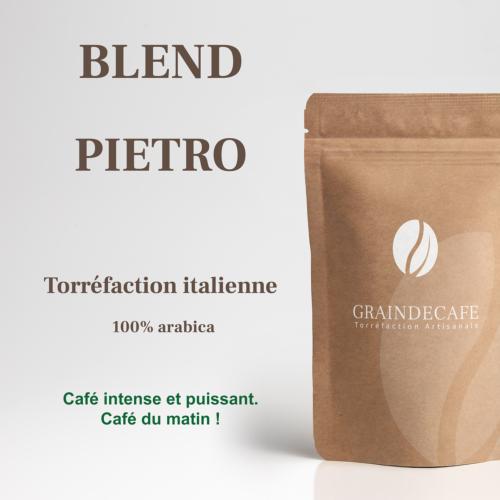 Café italien en grain | Blend 100 % arabica PIETRO : 1 Kg