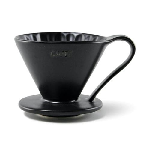 Dripper Arita en céramique noir 4 tasses | CAFEC