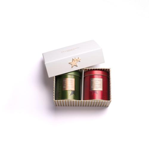 Coffret "Joyeux Noël" - 2 boites x40g de thés de Noël | DAMMANN FRERES