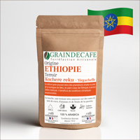 Café en grain | Ethiopie Moka Yirgacheffe Konga : 250 Gr