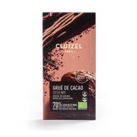 Chocolat noir 70% cacao au Grué de cacao BIO | CLUIZEL PARIS