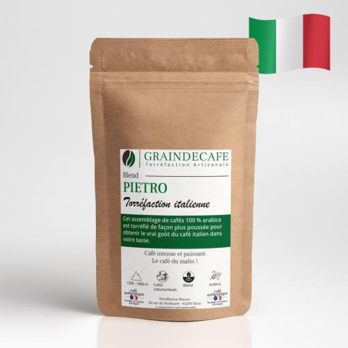 Café italien en grain | Blend 100 % arabica PIETRO : 10 Kg