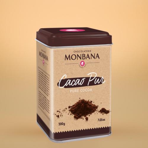 Cacao pur "spécial cuisine" 200 Gr | Monbana
