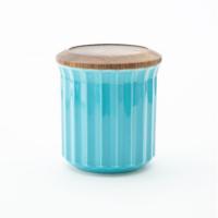 Boite de conservation en porcelaine du japon bleu turquoise 200 gr| ORIGAMI