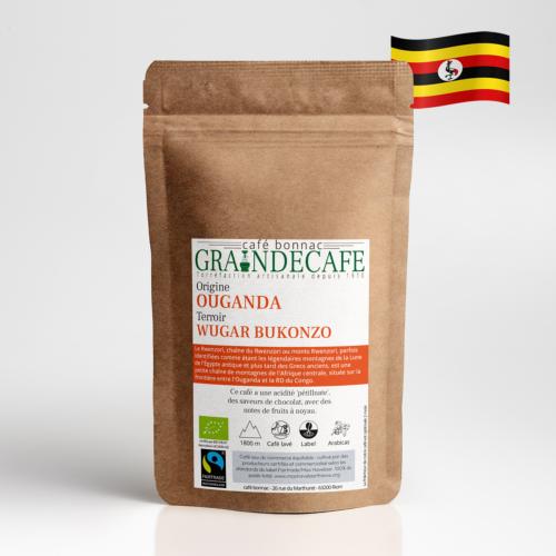 Café moulu | Ouganda Wugar Bukonzo Bio & Equitable Max Havelaar : 250 Gr