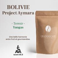 Café moulu | Bolivie Yungas Bio SCA 85+ : 250 Gr