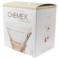 Filtres papier blanc pré-pliés CHEMEX® x 100 - 6 Tasses