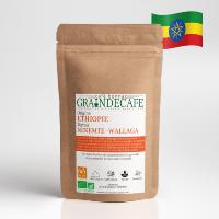 Café en grain | Ethiopie Moka Nekemte Wallaga BIO Equitable  : 250 Gr