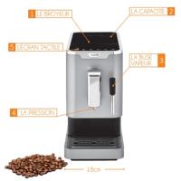 Machine à café Slimissimo Milk & buse Silver - Garantie 2 ans | SCOTT