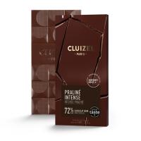Chocolat noir 72% cacao Praliné intense | CLUIZEL PARIS