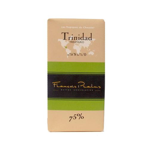 Tablette Trinidad - chocolat noir 75% - 100 Gr | PRALUS