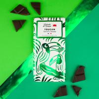 Chocolat noir Grand cru noir 63% Panama BIO "Toucan" | Le Chocolat des Français