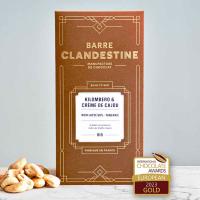 Chocolat Kilombero & crème de cajou "Bean to Bar" | BARRE CLANDESTINE