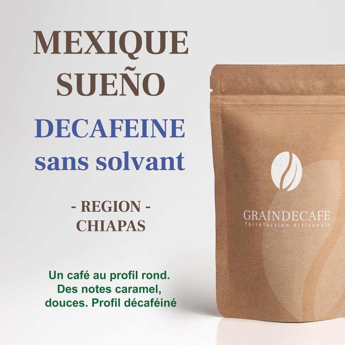 Café Décafeiné Grains 250gr