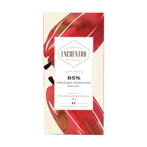 Chocolat 85% cacao BIO - République Dominicaine  Öko Caribe 75Gr | ENCUENTRO