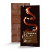 Chocolat au lait 45% cacao Caramel beurre salé | CLUIZEL PARIS