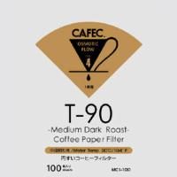 Filtres papier blanc Medium-Dark Roast 4 tasses x100 | CAFEC