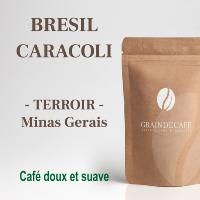 Café en grain | Brésil Caracoli : 250 Gr