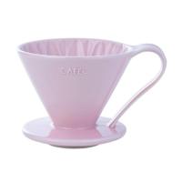 Dripper Arita en céramique rose 1 tasse | CAFEC