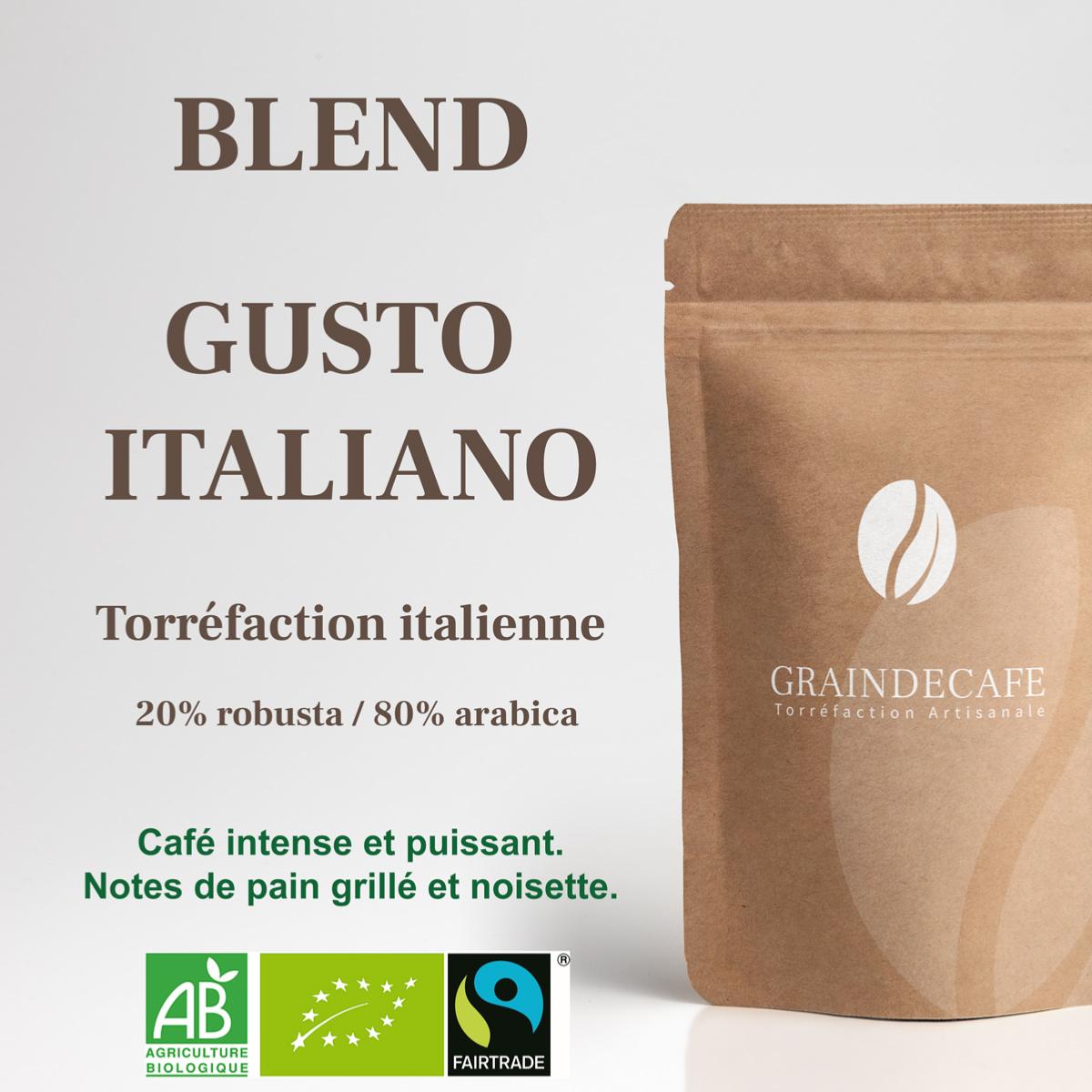 Café en Grains Espresso - Torréfaction Italienne - 1kg