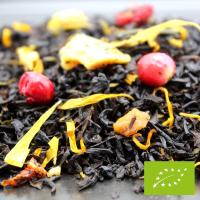 Thé noir aromatisé Mangue papaye BIO - FBKT : Sachet 100 Gr