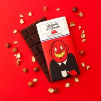Chocolat noir 71% et noisettes BIO "Mr Croissant" | Le Chocolat des Français