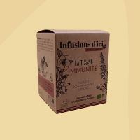 La tisane Immunité Bio - Boite 18 infusettes | INFUSIONS D'ICI
