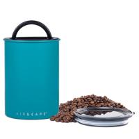 Boite conservatrice Coffee Canister -  inox turquois mat 500 Gr | AIRSCAPE